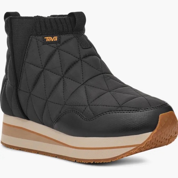 Teva Shoes - Teva ReEmber Mid Platform Bootie in Black